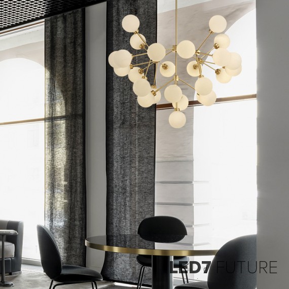 Loft Industry Modern - Grape Chandelier